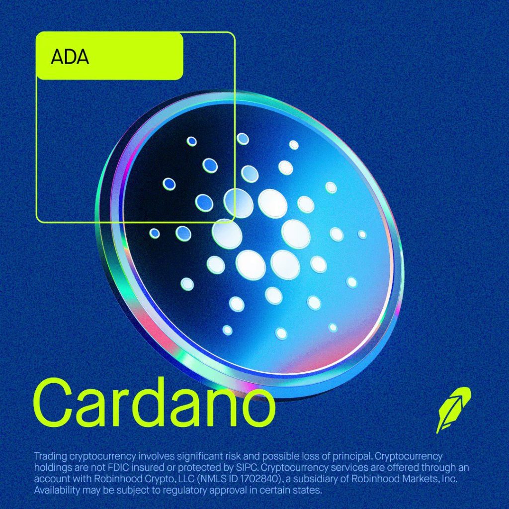 Robinhood Has Listed Cardano (ADA)