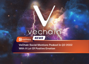 VeChain Social Mentions Peaked In Q3 2022