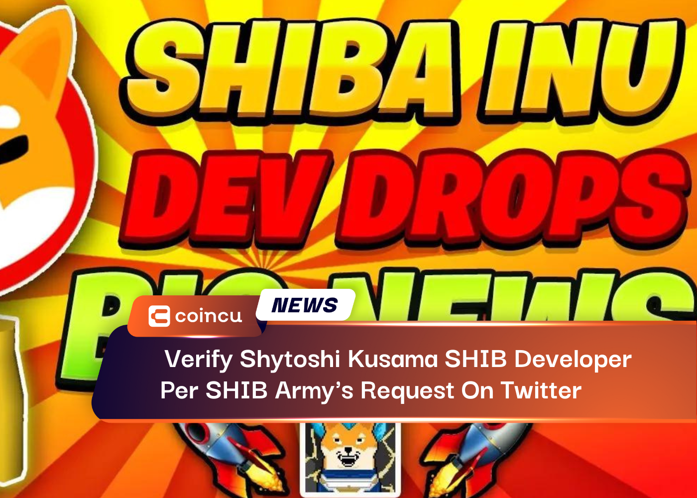 Verify Shytoshi Kusama SHIB Developer