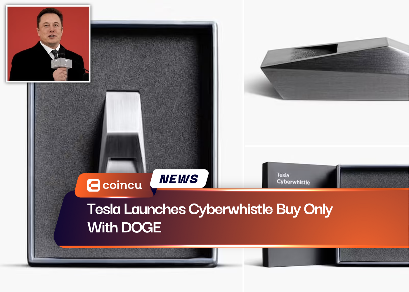 Tesla lança compra do Cyberwhistle somente com DOGE