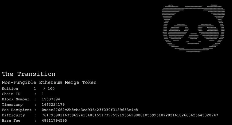 User Paid 36 ETH Fee To Mint The First NFT On Ethereum After The Merge 2 User Paid 36 ETH Fee To Mint The First NFT On Ethereum After The Merge