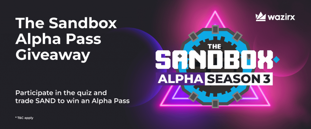 WazirX Collaborates With The Sandbox To Launch "Learn And Earn" Campaign