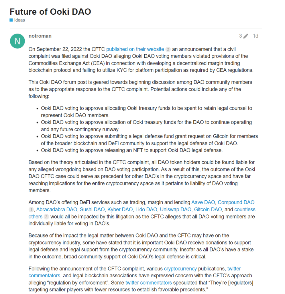 Ooki Dao 