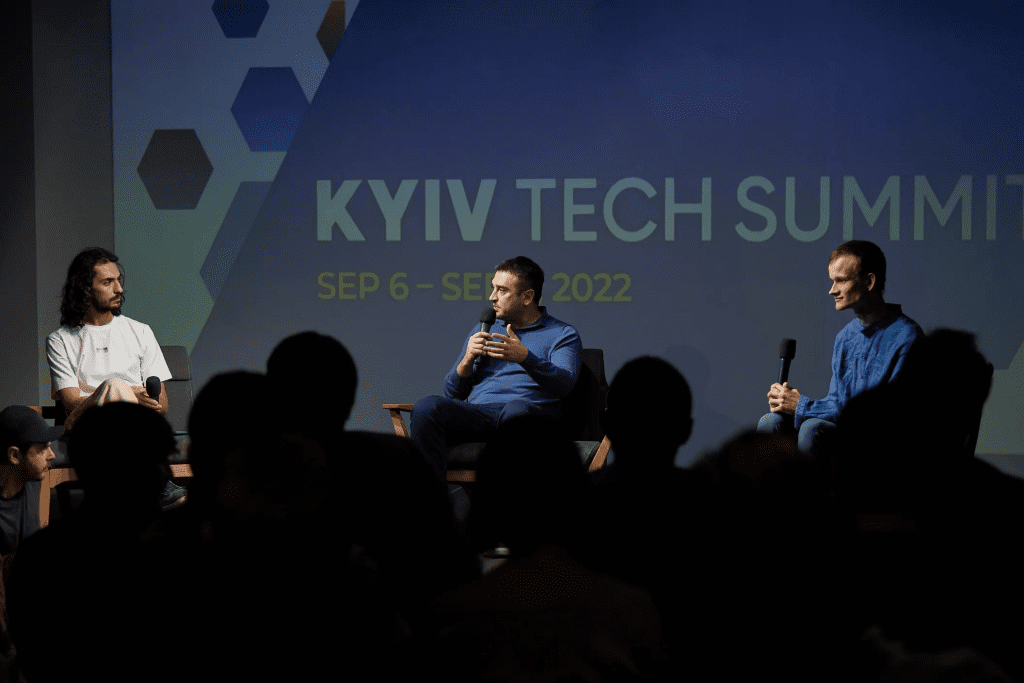 Vitalik Buterin Suddenly Appears At Kyiv Tech Summit To Support Ukraine 1 Vitalik Buterin
