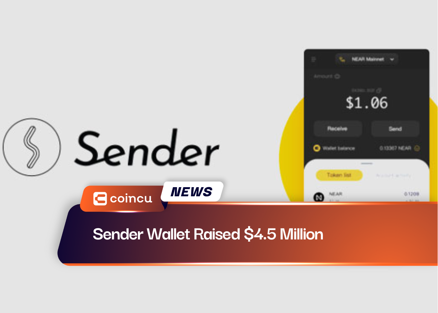 Sender Wallet Raised $4.5 Million