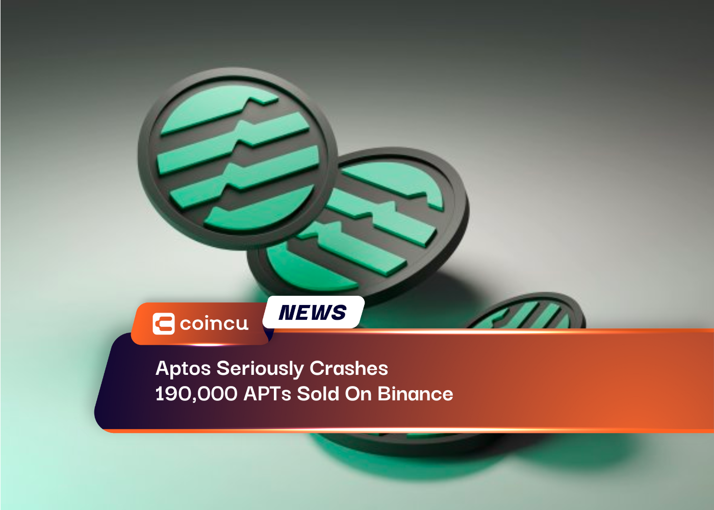 Aptos colapsa seriamente 190,000 APT vendidos en Binance