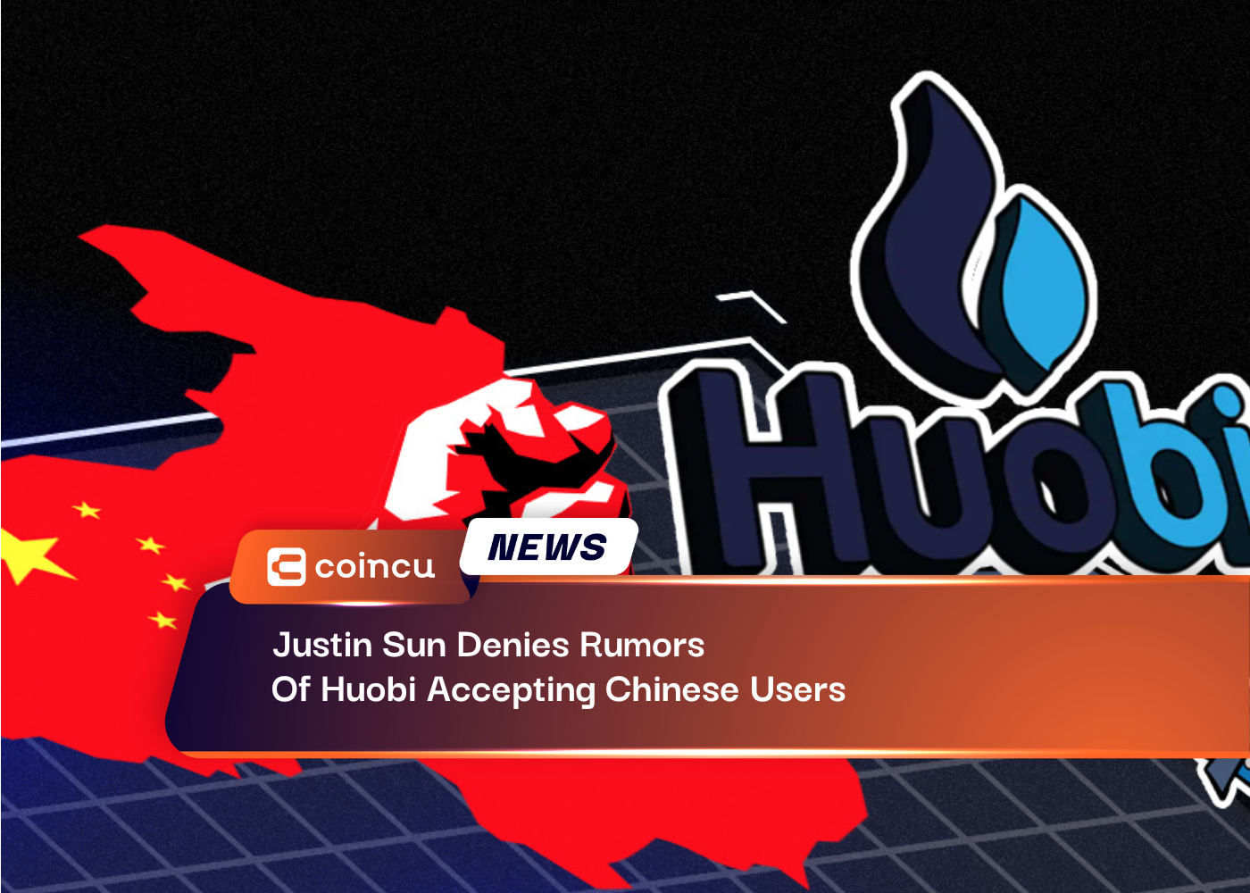 Justin Sun Denies Rumors Of Huobi Accepting Chinese Users