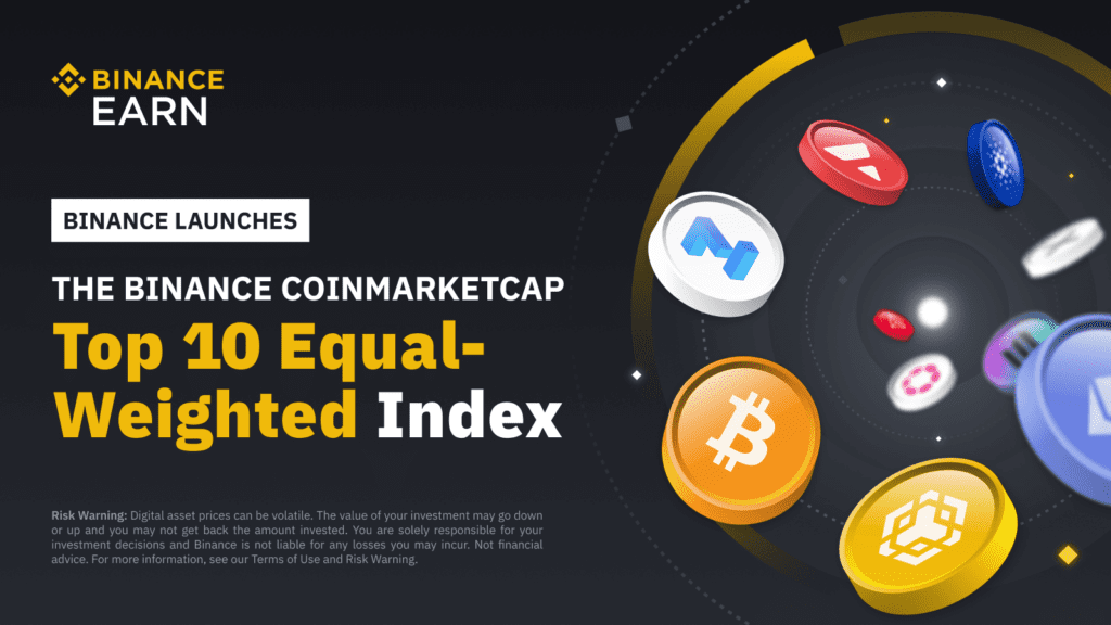 Binance CoinMarketCap Index Series Begins By Tracking The Top 10 Crypto