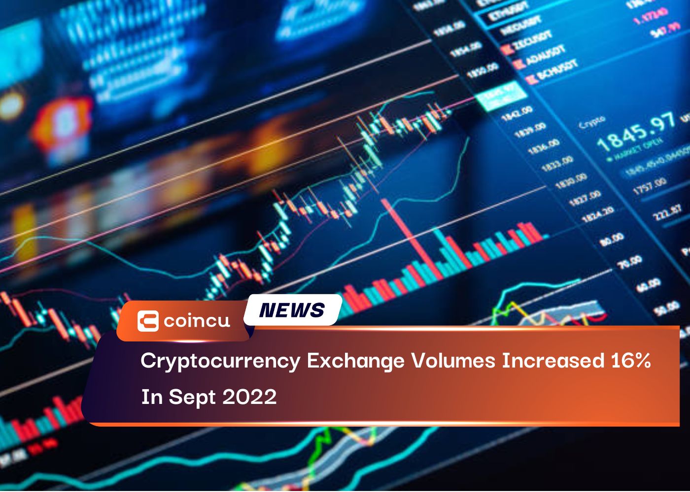 Cryptocurrency Exchange Volumes Increased 16% In Sept 2022