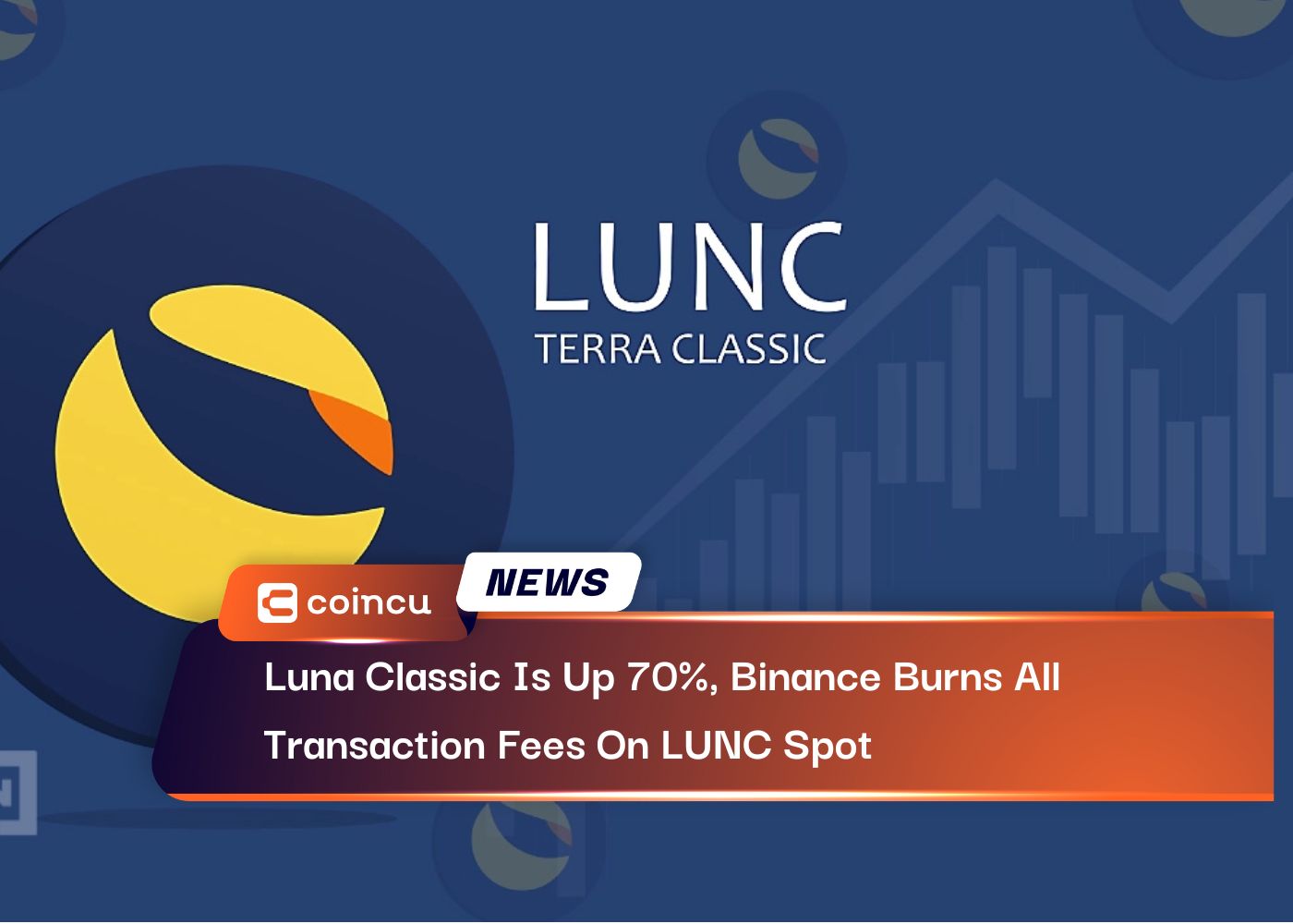 Luna Classic Is Up 70%, Binance Burns All Transaction Fees On LUNC Spot