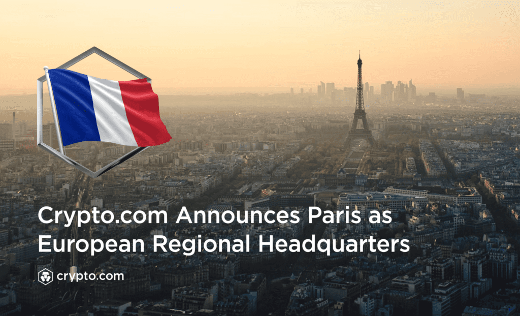 Crypto.com Invests €150 million Into France As Its New Regional Headquarters