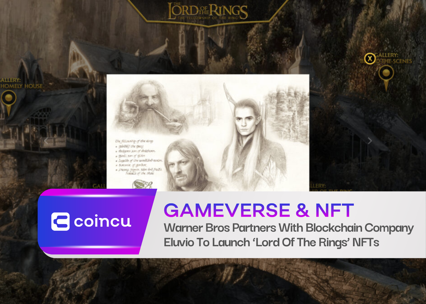 Warner Bros Partners With Blockchain Company Eluvio To Launch ‘Lord Of The Rings’ NFTs