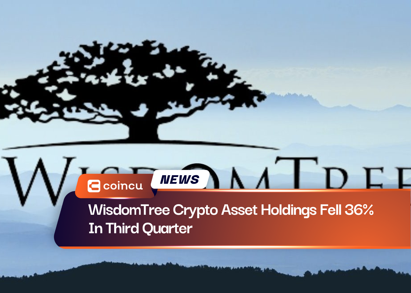 WisdomTree Crypto Asset Holdings Fell 36% In Third Quarter
