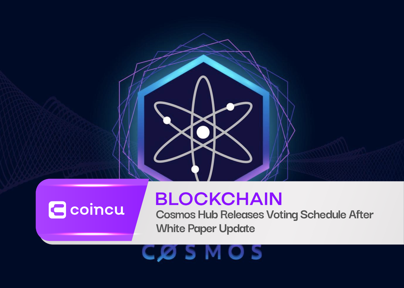 Cosmos Hub Releases Voting Schedule After White Paper Update