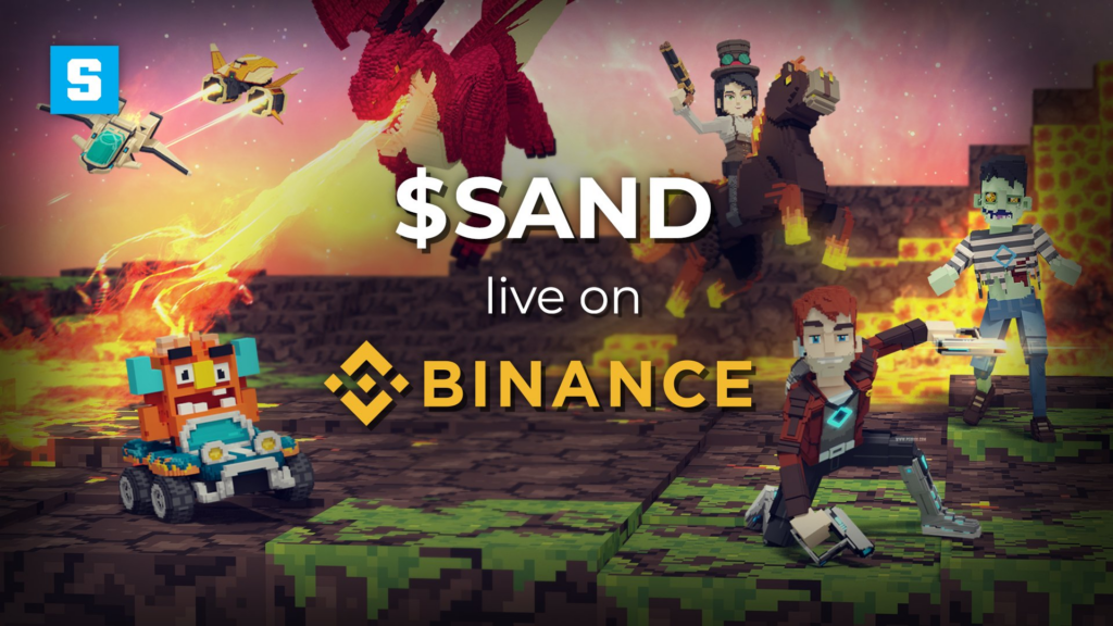 Binance US Officially Opens Trading With The Sandbox (SAND) 1 Binance us