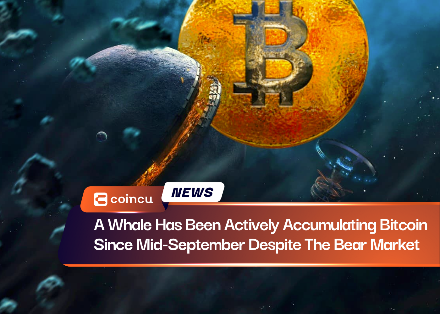 A Whale Has Been Actively Accumulating Bitcoin Since Mid-September Despite The Bear Market