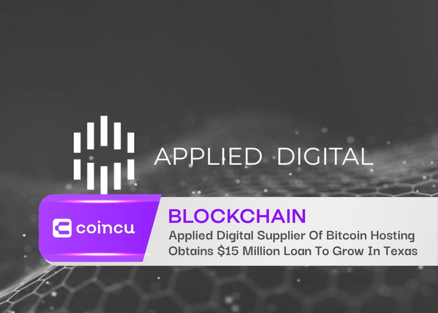 Applied Digital Supplier Of Bitcoin Hosting