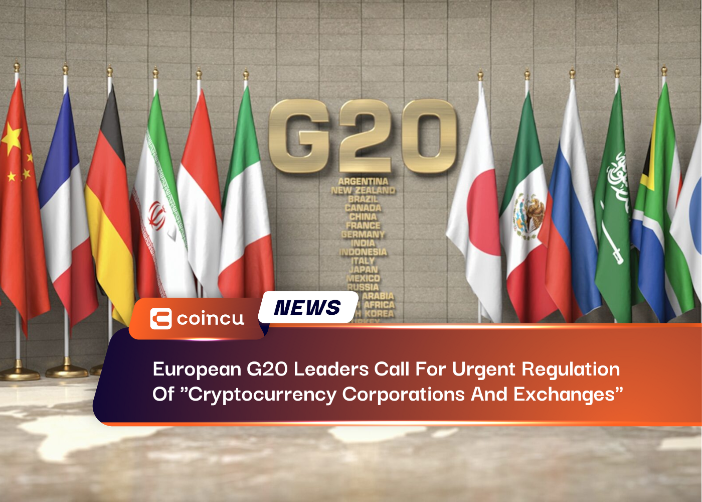 European G20 Leaders Call For Urgent Regulation Of "Cryptocurrency Corporations And Exchanges"
