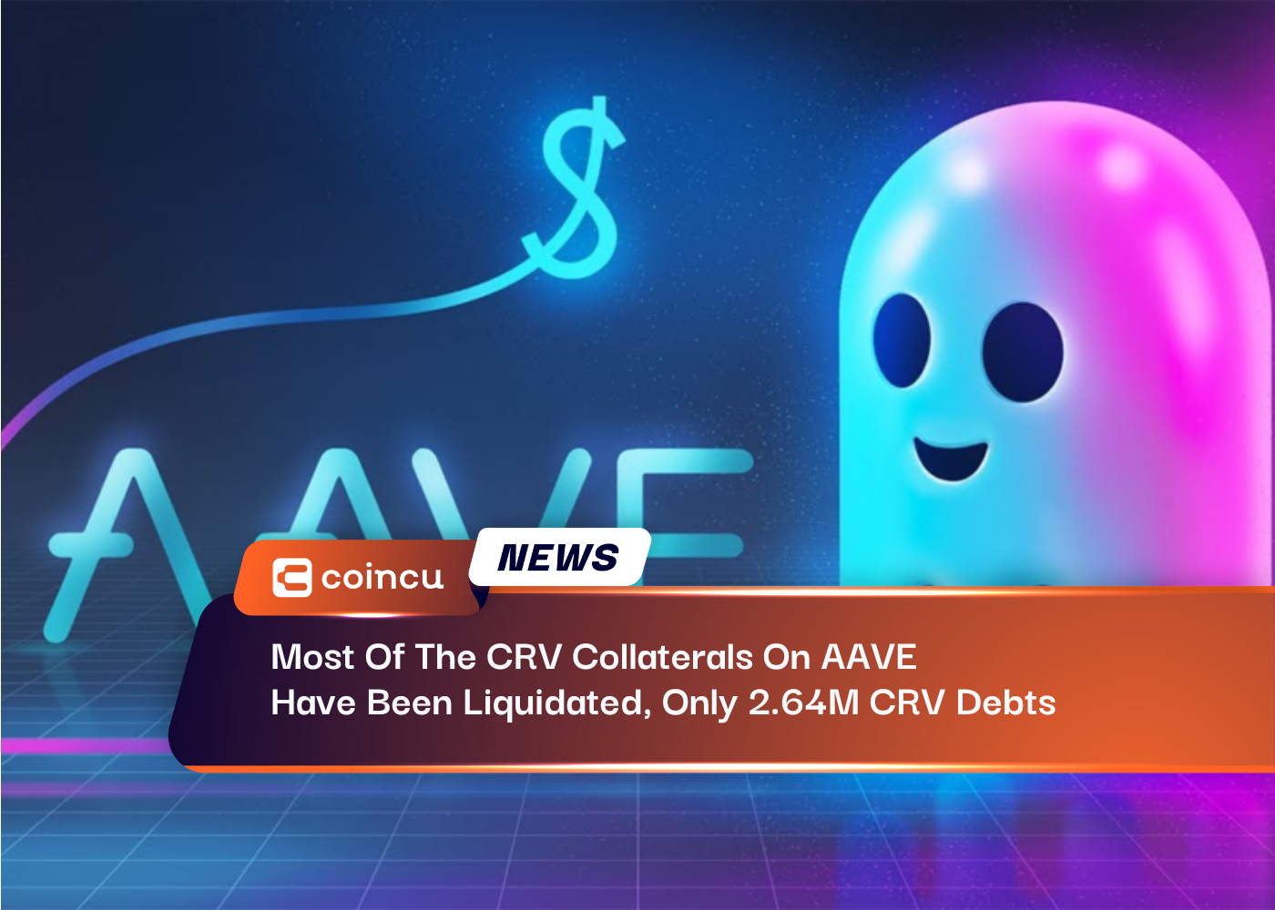 Most Of The CRV Collaterals On AAVE Have Been Liquidated, Only 2.64M CRV Debts