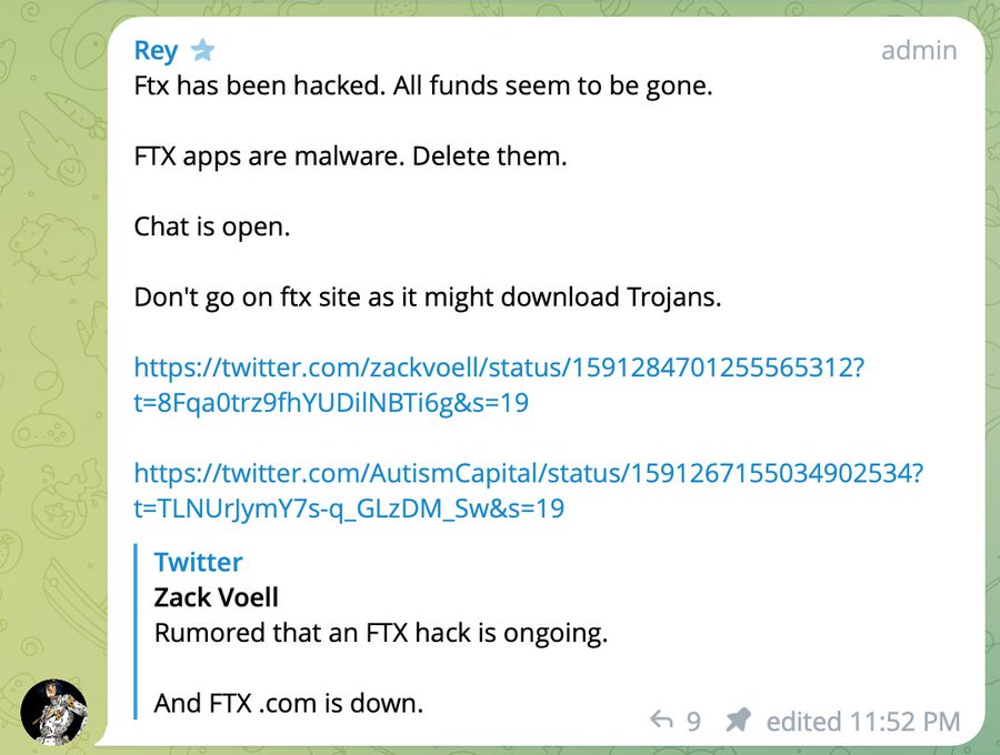 FTX Has Been Hacked, Mysterious Outflows Totaling More Than $600M 1 FTX Has Been Hacked, Mysterious Outflows Totaling More than $600M