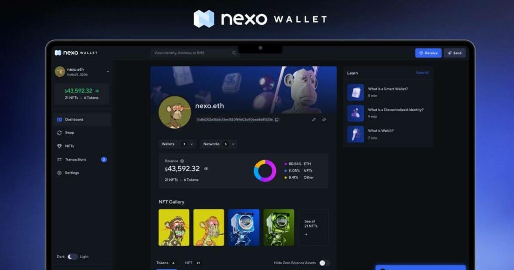 Nexo Plans To Release Their Own Non-Custodial Smart Wallet