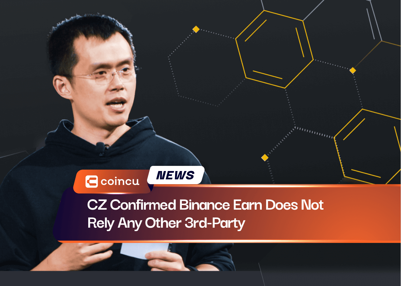 CZ Confirmed Binance Earn Does Not Rely Any Other 3rd-Party