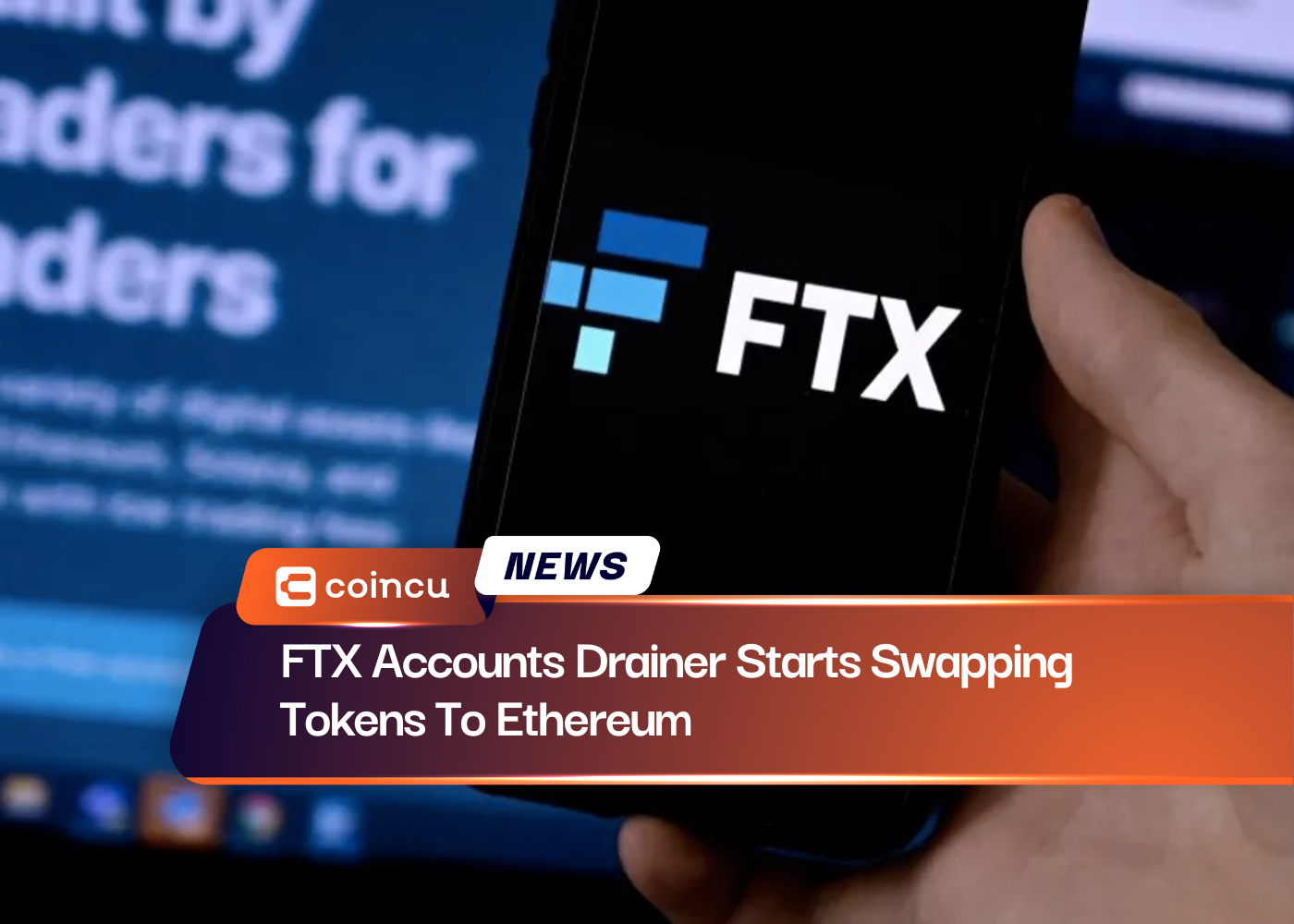 FTX Accounts Drainer Starts Swapping Tokens To Ethereum