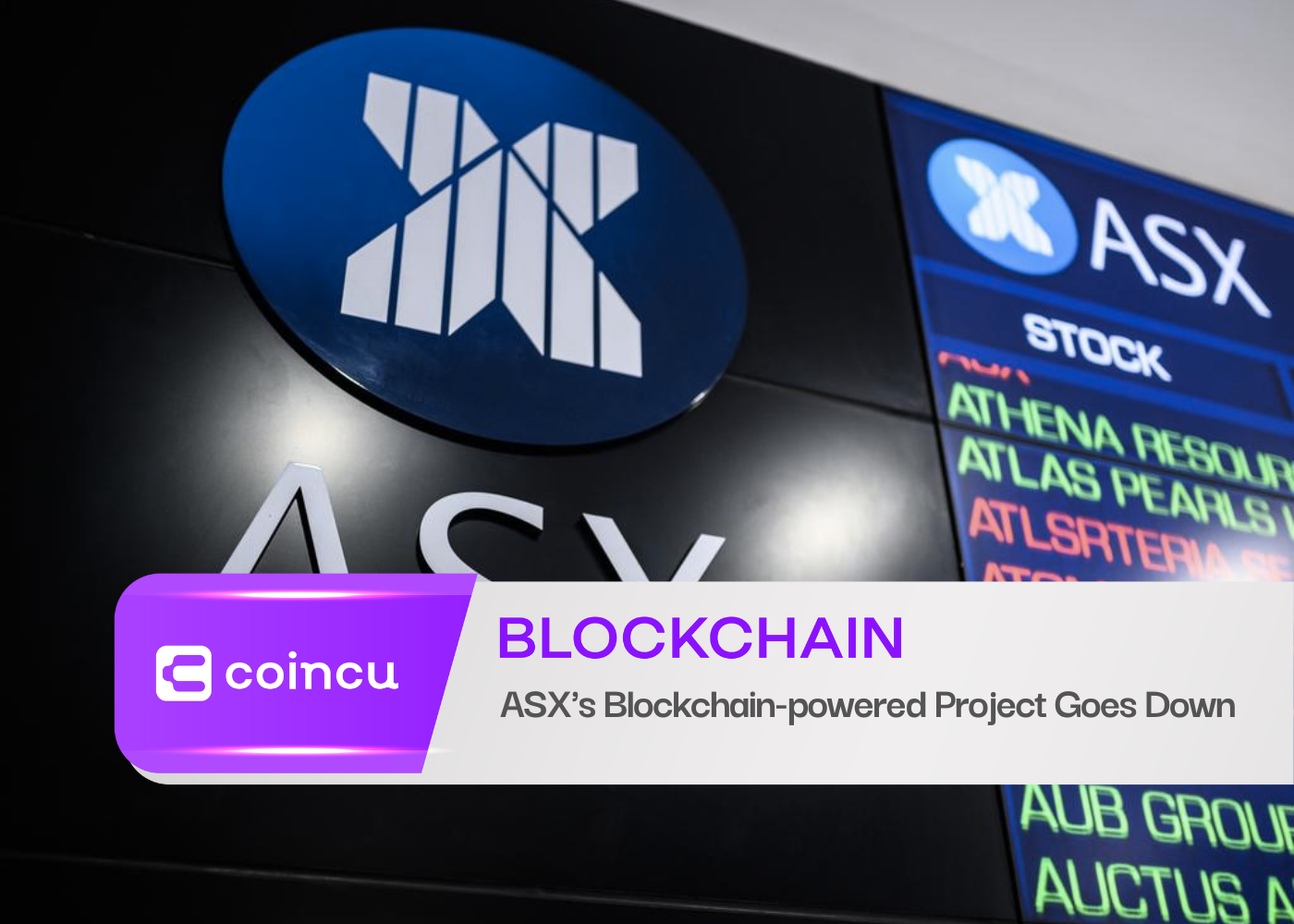 ASX's Blockchain-powered Project Goes Down