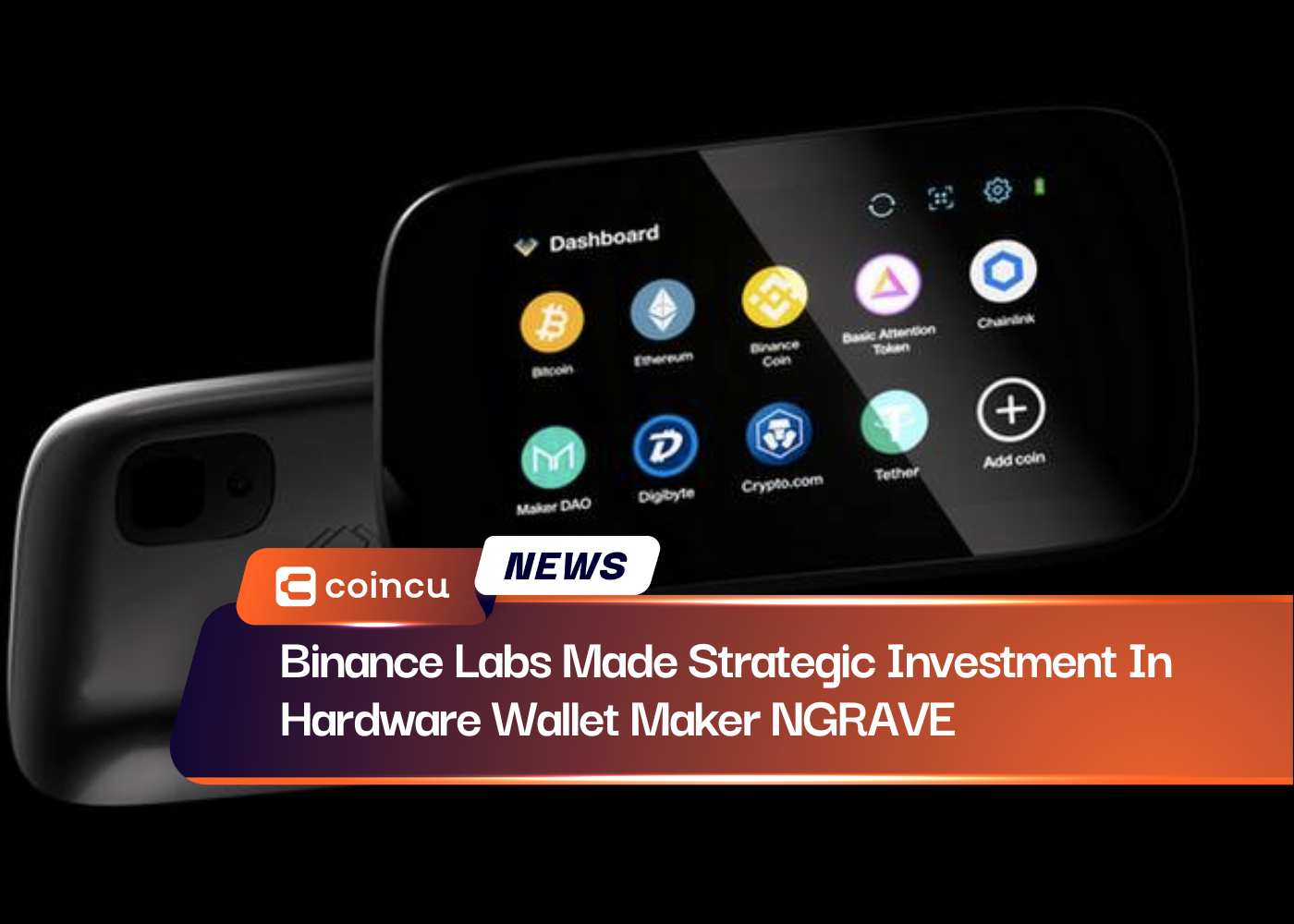 Binance Labs Made Strategic Investment In Hardware Wallet Maker NGRAVE