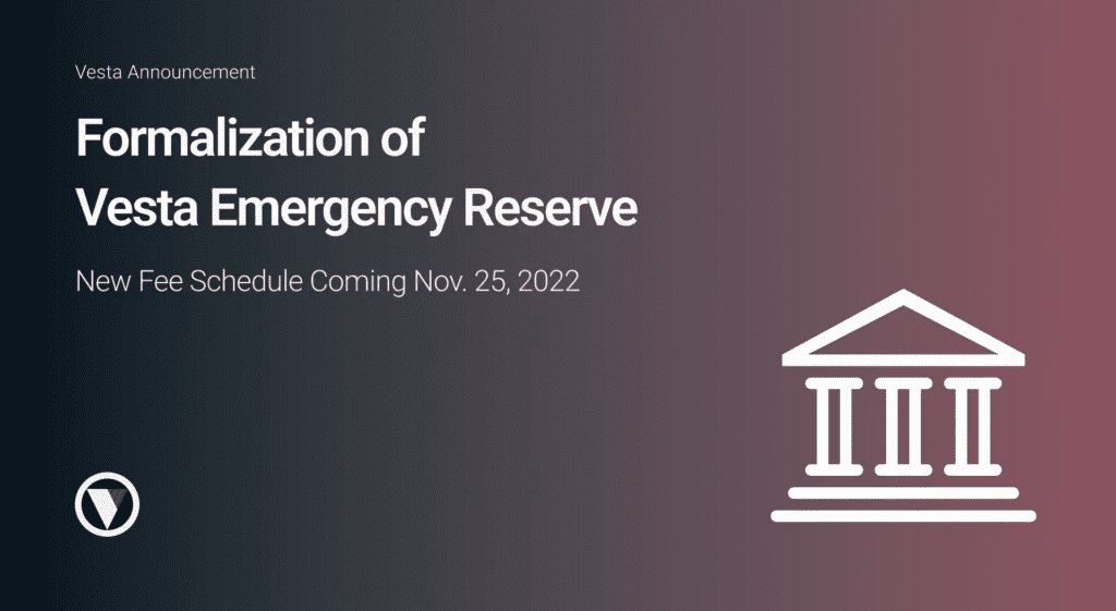 Lending Protocol Vesta Finance Establishes Emergency Reserve 1 Lending Protocol Vesta Finance Establishes Emergency Reserve