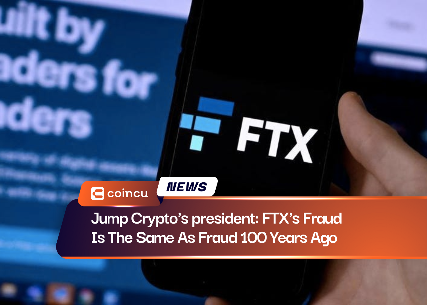 Jump Crypto's president: FTX's Fraud Is The Same As Fraud 100 Years Ago