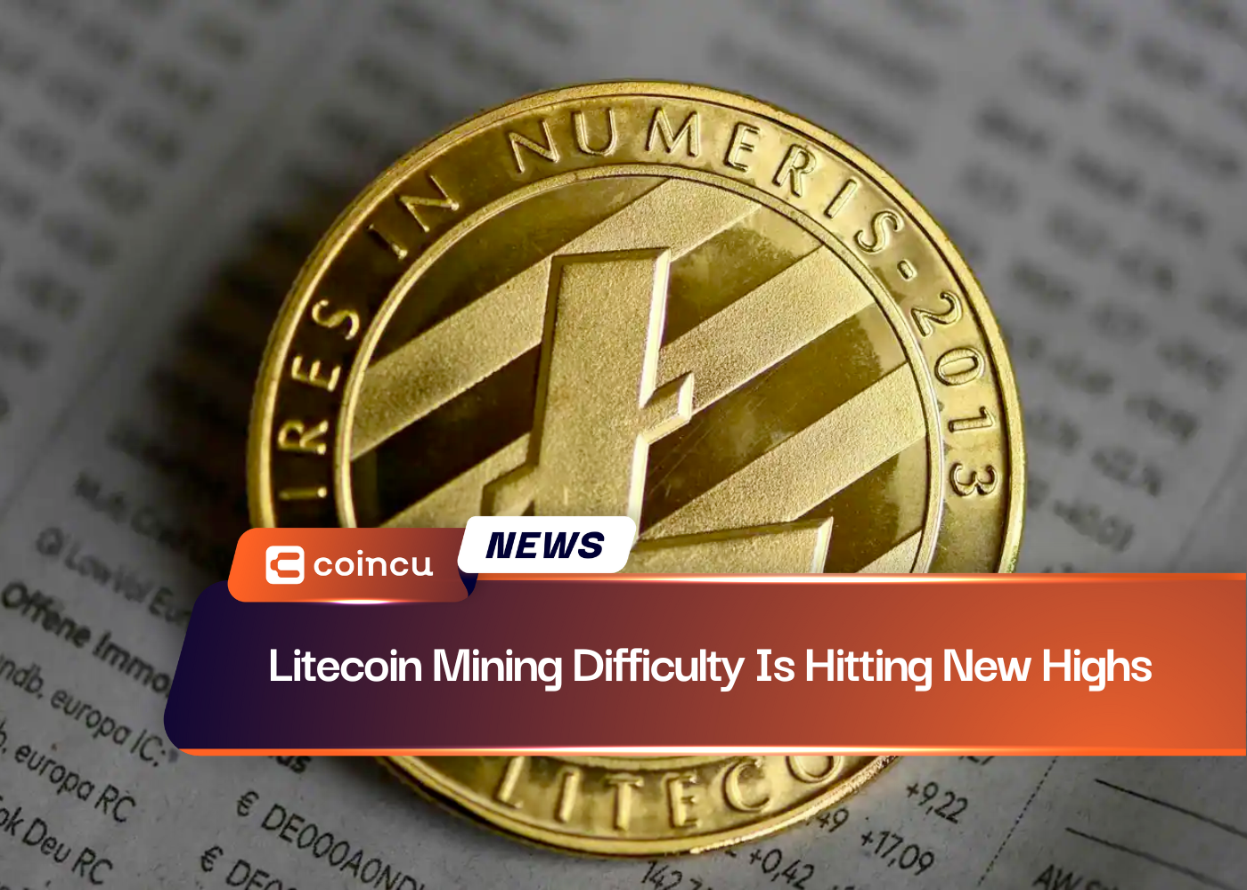Litecoin Mining Difficulty Is Hitting New Highs