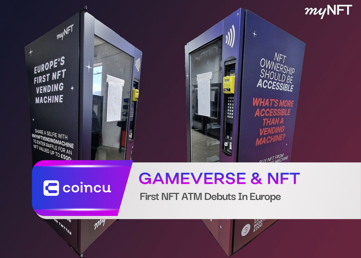 First NFT ATM Debuts In Europe