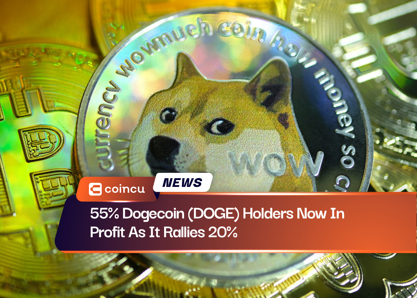 55% Dogecoin (DOGE) Holders Now In Profit As It Rallies 20%
