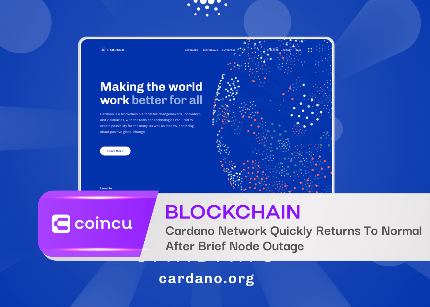 Cardano Network Quickly Returns To Normal