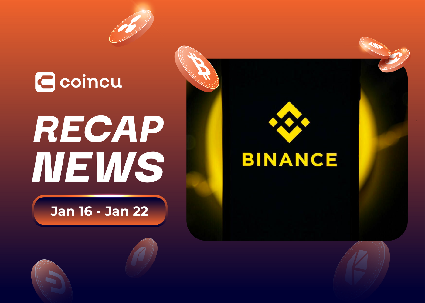Weekly Top Crypto News (Jan 16 - Jan 22)