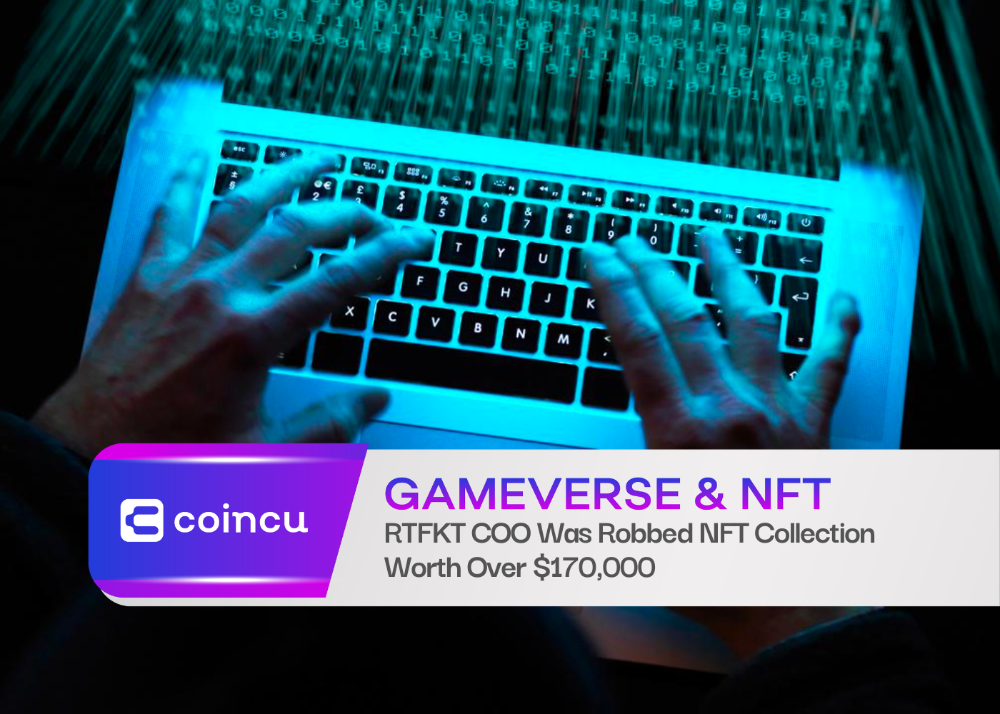 COO da RTFKT foi roubado, coleção NFT avaliada em mais de US$ 170,000