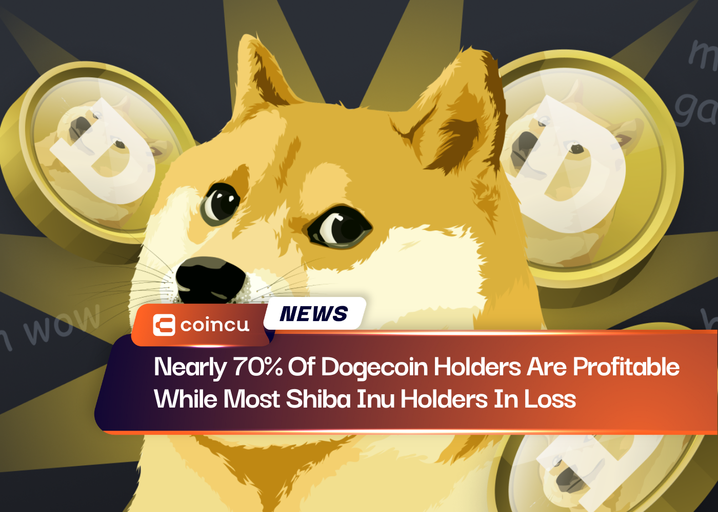 Nearly 70% Of Dogecoin Holders Are Profitable While Most Shiba Inu Holders In Loss