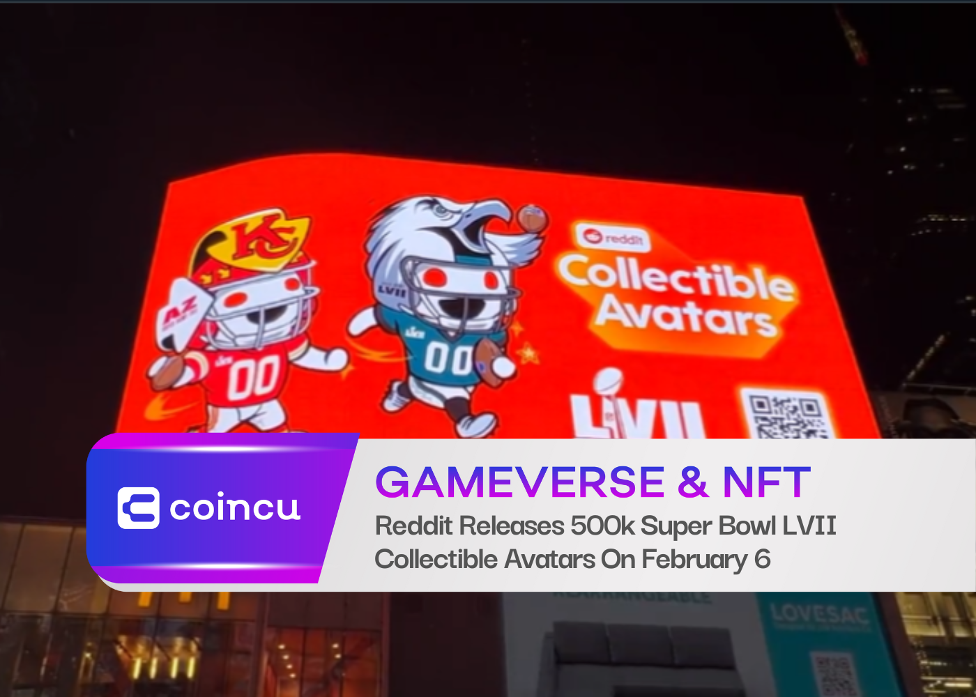 Reddit 将于 500 月 6 日发布 XNUMX 万个超级碗 LVII 收藏版头像
