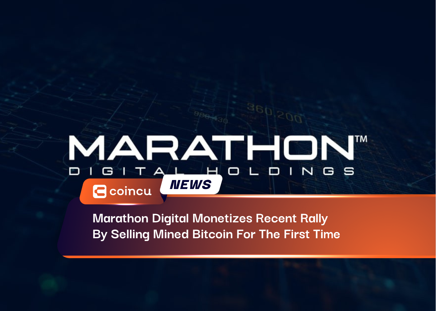 Marathon Digital Monetizes Recent Rally