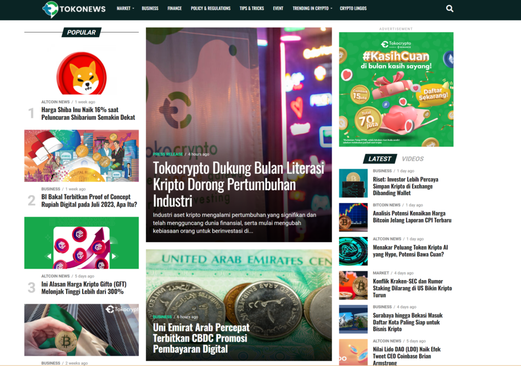 TokoCrypto Review: Prestigious, Safe Exchange In Indonesia 5 TokoCrypto Review: Prestigious, Safe Exchange In Indonesia