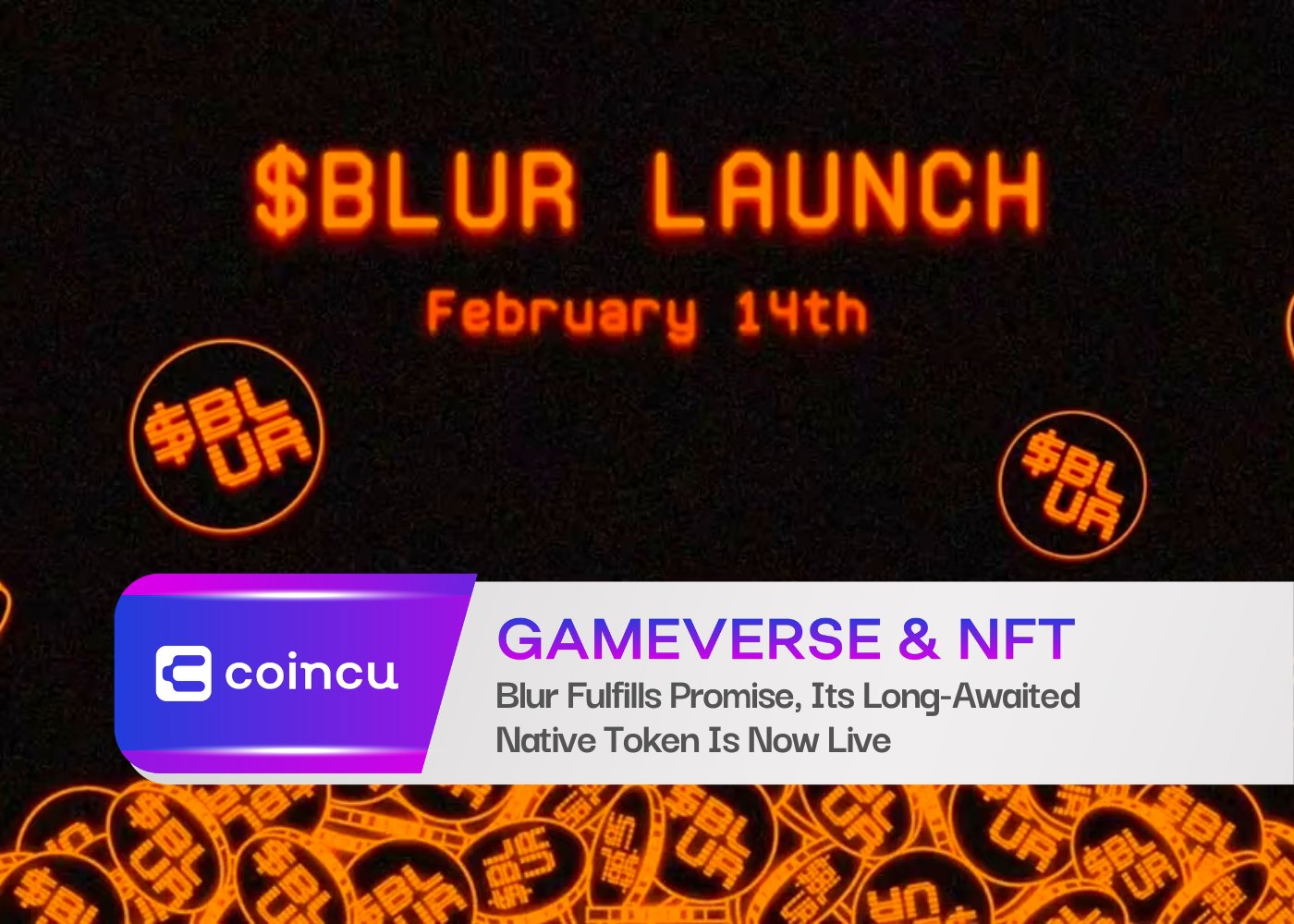 Blur Fulfills Promise, Its Long-Awaited Native Token Is Now Live
