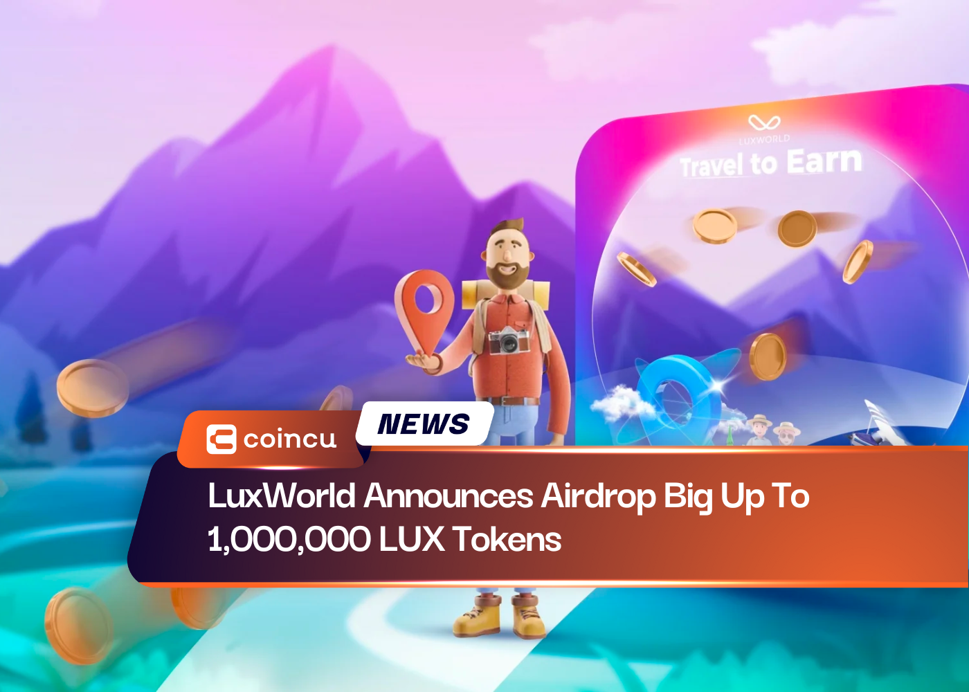 LuxWorld Announces Airdrop Big Up To 1,000,000 LUX Tokens