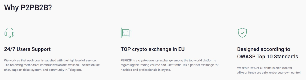 P2B Review: Cryptocurrency Exchange Simple Interface, Suitable For Beginners 5 P2B Review: Cryptocurrency Exchange Simple Interface, Suitable For Beginners