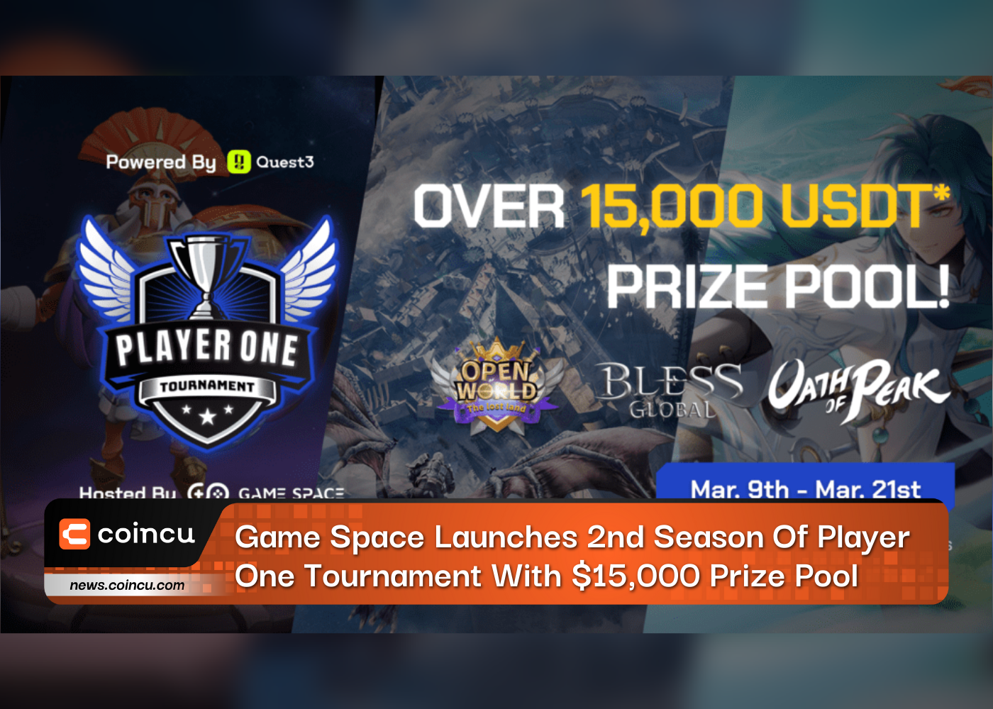 Game Space Launches 2nd Season Of Player One Tournament With $15,000 Prize Pool