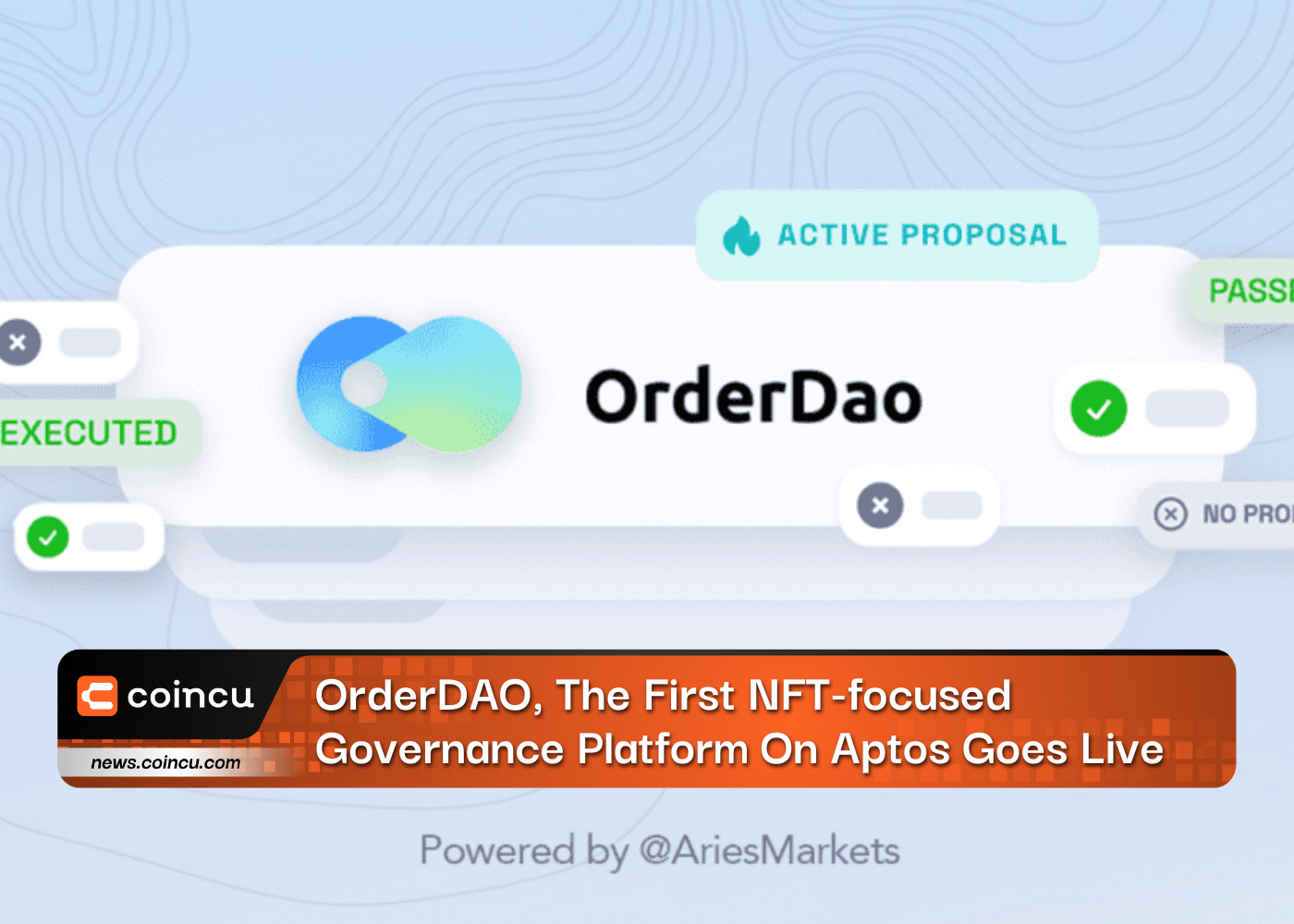 OrderDAO, The First NFT-focused Governance Platform On Aptos Goes Live