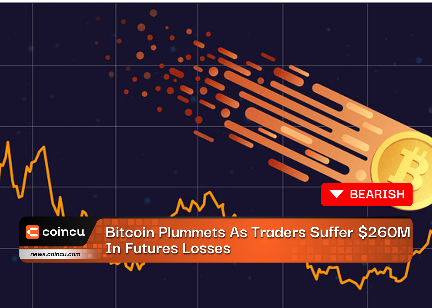 Bitcoin Plummets As Traders Suffer 260M