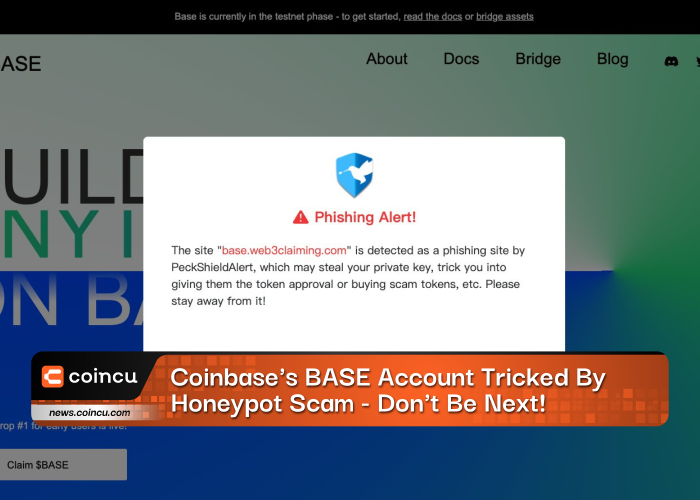 Coinbases BASE Account Tricked By