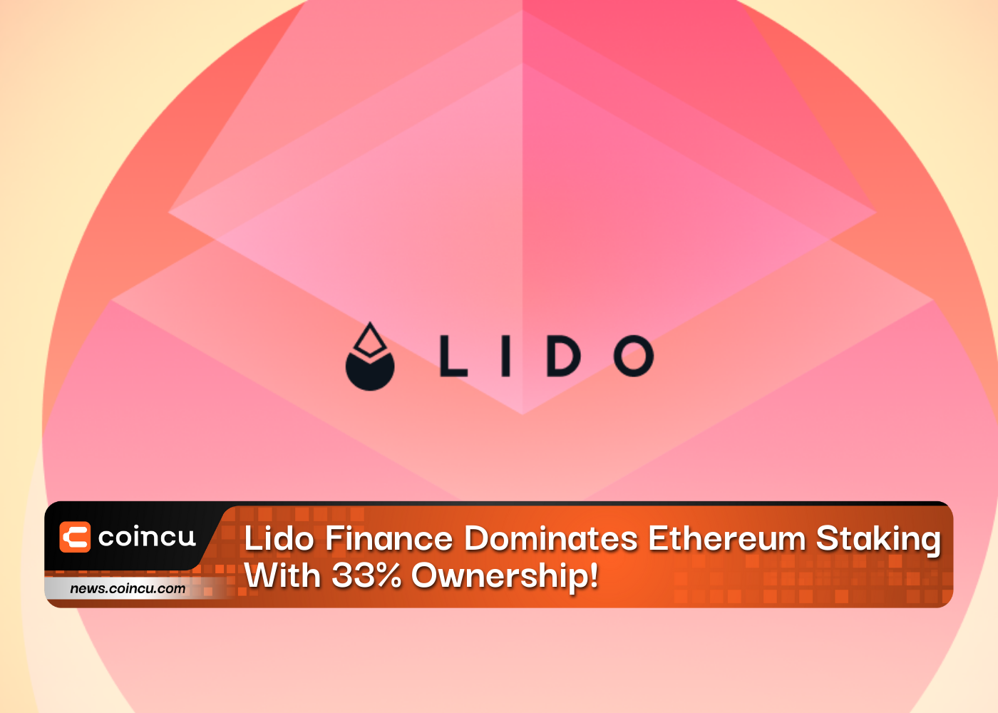 Lido Finance는 Ethereum Stake를 지배합니다.