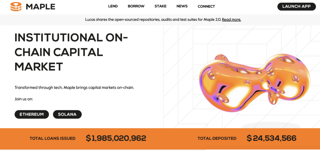How Maple Finance is Addressing Cracks in Its Credit Protocol for Investors?